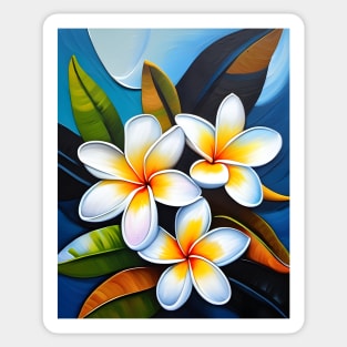 Frangipani Sticker